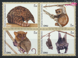 UNO - Genf 834-837 Viererblock (kompl.Ausg.) Postfrisch 2013 Nachttiere (9592438 - Unused Stamps