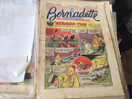 Bernadette Rare Revue Hebdomadaire Illustré Paris 1955 Messager Du Tsar Les Chiffonniers Abbé Pierre - Bernadette