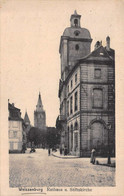 WEISSENBURG-WISSEMBOURG-67-Bas-Rhin-Rathaus U. Stiftskirche-Mairie-Tampon P.K Weissenburg - Wissembourg