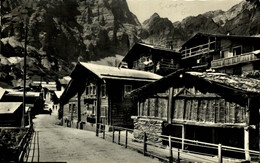 LEUKERBAD DORFPARTIE G DIE GEMMI    Suiza Switzerland Suisse Schweiz - Dorf