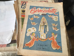 Bernadette Rare Revue Hebdomadaire Illustré Paris 1955 Messager Du Tsar - Bernadette