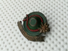 SEMMERING - AUSTRIA, Alpinism / Mountaineering, Old Brooch, Badge, Pin - Alpinism, Mountaineering