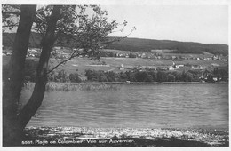 Plage De Colombier Vue Sur Auvernier - Auvernier