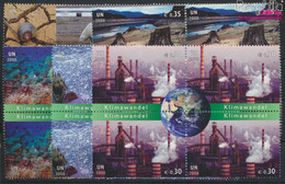UNO - Wien 563-586 Viererblocks (kompl.Ausg.) Postfrisch 2008 Klimawandel (9592420 - Unused Stamps