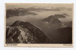 1958 YUGOSLAVIA,SLOVENIA,GORNJA VAS TO BOHINJSKA BISTRICA,FOGGY SEA,ILLUSTRATED POSTCARD,USED - Yougoslavie