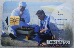 Télécarte 50 Joueurs Jeux D' échecs 1998 500 000 Ex FRANCE TELECOM - Spelletjes