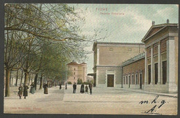 Fiume (Rijeka) Stazione Ferroviaria. Very Old PPC From 1908, To Leiden, Holland. - Croatia