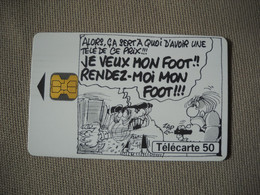 6958 Télécarte Collection BD Le Football Vu Par Dessinateur  BINET  Bidochon  ( Recto Verso)  Carte Téléphonique - Comics