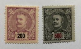 PORTUGAL, Uncirculated Stamps, *MH « D. Carlos I », 1895 - 1896 - Unused Stamps