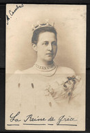 Grand Duchess Olga Constantinovna Of Russia, Queen Consort Of Greece - POSTCARD 1904 Sent From ATHENS To MONTEVIDEO - Familias Reales