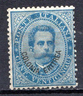 ERYTHREE - (Colonie Italienne) - 1893 - N° 6 - 25 C. Bleu - (Humbert 1er) - Eritrea