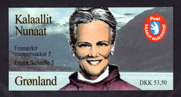 GROENLAND 1997 - Carnet Yvert C282a - Facit H6 - NEUF **/MNH - Reine Margrethe  II, Papillons - Postzegelboekjes