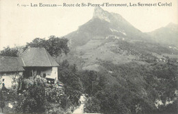 CPA FRANCE 38 " Route De St Pierre D'Entremont, Les Echelles" - Saint-Pierre-d'Entremont