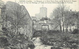 CPA FRANCE 84 " Pernes, Les Remparts Et La Porte Notre Dame Sur Les Bords De La Nesque" - Pernes Les Fontaines