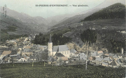 CPA FRANCE 38 " St Pierre D'Entremont, Vue Générale" - Saint-Pierre-d'Entremont