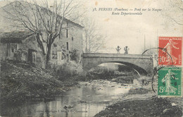 CPA FRANCE 84 " Pernes, Pont Sur La Nesque" - Pernes Les Fontaines