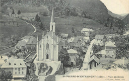 CPA FRANCE 38 " St Pierre D'Entremont, Vue Générale" - Saint-Pierre-d'Entremont