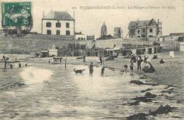 CPA FRANCE 44 " Bourg De Batz, La Plage à L'heure Du Bain" - Batz-sur-Mer (Bourg De B.)