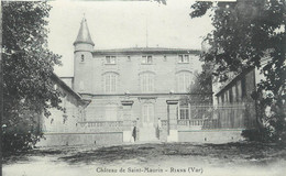 CPA FRANCE 83 " Rians, Château De St Maurin" - Rians