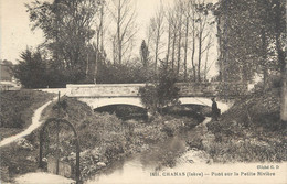 CPA FRANCE 38 "Chanas, Pont Sur La Petite Rivière" - Chanas