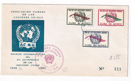 Cuba, First Day Cover, Used - Covers & Documents