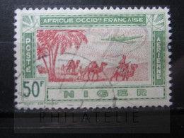 VEND BEAU TIMBRE DE POSTE AERIENNE DU NIGER N° 17 !!! - Used Stamps