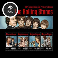 B10. Mozambique MNH 2014 The 50th Anniversary Of The First Album Of Rolling Stones - Music
