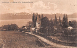 St-Sulpice - L'Eglise Et Les Alpes De Savoie - Saint-Sulpice