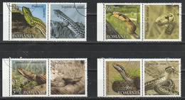 2011 - Reptiles Avec Vignettes  Mi No 6485/6488 - Used Stamps