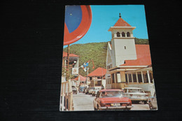 28695-           ST. MAARTEN, PHILIPSBURG, VIEW OF FRONT STREET / Auto / Car / Coche / Voiture - Sint-Marteen