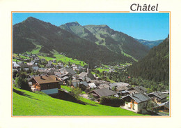 Delcampe - 74 - Châtel - Le Centre Du Village, Vonnes, La Vallée De L'Essert Et Le Massif Du Linga - Châtel