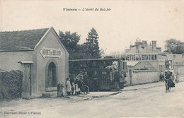 Delcampe - FISMES - L'ARRET DU BEL AIR (TRAMWAY) - Fismes