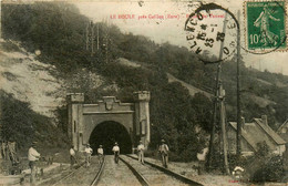 Le Roule * Près Gaillon * Entrée Du Tunnel * Travaux De Voierie * Ligne Chemin De Fer De L'eure - Andere & Zonder Classificatie