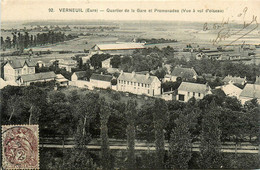 Verneuil * Quartier De La Gare Et Les Promenades * Ligne Chemin De Fer De L'eure - Verneuil-sur-Avre