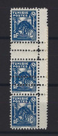 France Colonies Tunisie N°257** Double Piquage Interpanneau TTB - Unused Stamps