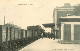 Le Pouzin * La Gare * Train Wagons * Ligne Chemin De Fer Ardèche - Other & Unclassified