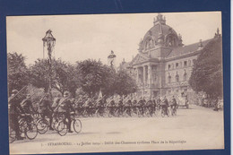 CPA [67] Bas Rhin > Strasbourg Alsace Guerre War WWI Libération écrite édition Bergeret Cycle Cycliste - Strasbourg