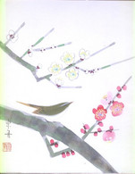 Estampe Japonaise - Oiseau  - Fleurs - Asian Art