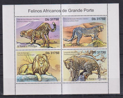 C10. S.Tome Principe MNH 2011 Fauna - African Big Cats - Other