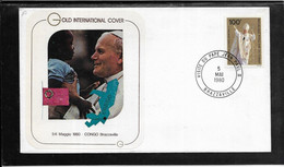 Thème Papes - Congo - Enveloppe - TB - Popes