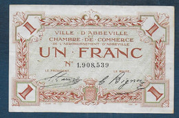 Chambre De Commerce D' ABBEVILLE -  1 Franc - Pirot N° 9 - Chambre De Commerce