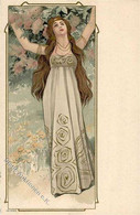 Jugendstil Frau  1902 I-II Art Nouveau - Otros & Sin Clasificación