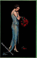Jugendstil Frau  I-II Art Nouveau - Andere & Zonder Classificatie