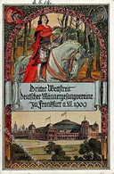 CORREGGIO,J. - FRANKFURT/Main - Gruss V. 3.Wettstreit Deutscher Männergesangvereine 1909 I Montagnes - Andere & Zonder Classificatie