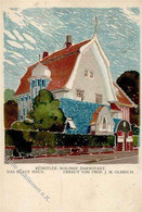 Kunstgeschichte Darmstadt Künstler Kolonie Das Blaue Haus Olbrich, J. M. 1908 I-II - Christiansen