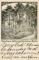 Fidus Autograph Fidus-Haus Woltersdorf 1917 I-II - Fidus