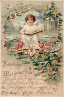 Halt Gegen Licht Engel Weihnachten 1902 I-II Noel Ange - Controluce