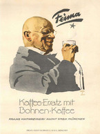 Hohlwein, Ludwig Kleinplakat Circa 29,8x22cm Feima Kaffee-Ersatz MÜNCHEN I-II - Hohlwein, Ludwig