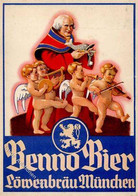 Bier München (8000) Benno Bier Löwenbräu I-II Bière - Publicité