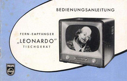 Fernseher Philips Leonardo Tischgerät Broschüre 16 Seiten 1959/60 II (Eine Seite Lose) - Altri & Non Classificati